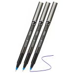 Mavi Pilot Kalem Ub-155 Micro Deluxe 3 Adet Uniball Pilot Kalem 0.5 Mm Roller Uçlu Pilot Kalem İnce Uçlu Likit Mürekkep