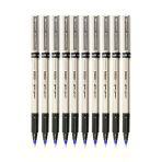 Mavi Pilot Kalem Ub-177 Fine Deluxe 10 Adet Uniball Pilot Kalem 0.5 Mm Roller Uçlu Pilot Kalem İnce Uçlu Likit Mürekkep