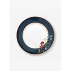 Mavi Porselen Pasta Tabağı 17 cm