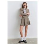 Mavi Pötikare Pileli Mini Etek 1310725-87491