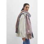 Mavi - Püsküllü Pembe Atkı 1910697-17865 Pembe