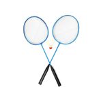 Mavi Renk Badminton Raket Seti (2 Raket 1 Top)