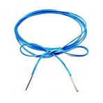 Mavi Renk Kadın Süet Bağcıklı Choker Kolye