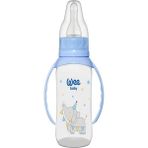 Mavi Renkli Kulplu 150 ml Pp Biberon, Pratik ve Şık Tasarım - Ahşap - Ceviz