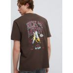 Mavi Rick And Morty Baskılı Kahverengi Tişört 0613205-70251 - 2XL