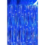 Mavi Saçaklı Zemin Perdeleri Parti Süslemeleri, Onun için Tinsel Flamalar Doğum Günü Dekoru, Bebek Duşu, Mezuniyet, Düğün, Bekarlığa Veda, 1 Paket 3,28 x 8,2 Ft