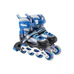 Mavi Silikon Tekerli Ayarlanabilir Işıklı Paten S 31-34 8231
