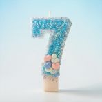 Mavi Sim Pasta Mumu, Doğum Günü Mumu, 0 Yaş, Balon Konsept, Parti Süslemesi (7)