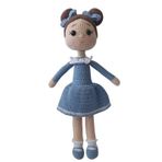 Mavi Şirin Bebek Amigurumi Organik Oyuncak