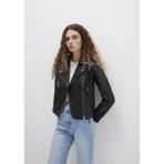 Mavi - Siyah Biker Ceket 1110221-900 Siyah