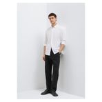 Mavi Siyah Keten Pantolon 0010577-900