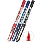 Mavi Siyah Kırmızı Pilot Kalem 3 Adet Uniball Eye Mikro 0.5 mm Roller Pilot Kalem Ub-150 Roller Uçlu Likit Mürekkepli