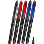 Mavi Siyah Kırmızı Pilot Kalem 5 Adet Uniball Air Mikro 0.5 mm Roller Pilot Kalem Uba-188-M Roller Uçlu Likit Mürekkep