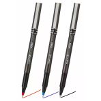Mavi Siyah Kırmızı Pilot Kalem Ub-155 Micro Deluxe 3 Adet Uniball Pilot Kalem 0.5 Mm Roller Uçlu Pilot Kalem İnce Uçlu