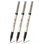 Mavi Siyah Kırmızı Pilot Kalem Ub-177 Fine Deluxe 3 Adet Uniball Pilot Kalem 0.5 Mm Roller Uçlu Pilot Kalem İnce Uçlu