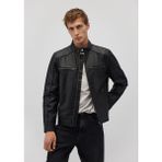 Mavi Siyah Suni Deri Ceket Kadın Slim Fit Günlük Renk Siyah 0110438-71379 - XL