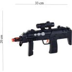 Mavi Su Dünyası Pilli Lazerli Oyuncak Silah - Renkli