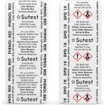 Mavi Su Havuz Sutest Test Tableti Ölçüm Hapı – 5 Folyo DPD1R Klor + 5 Folyo Phenol Red Ph – Toplam 100 Ölçüm – Analog Test Kitleri ile Uyumlu
