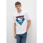 Mavi Superman Baskılı Beyaz Tişört 0612917-620 - XL - Beyaz-620