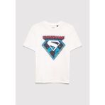 Mavi Superman Baskılı Ekru Tişört 6610381-70057 - 4 - 5 Yaş