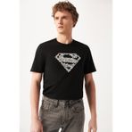 Mavi - Superman Baskılı Siyah Tişört 0610494-900