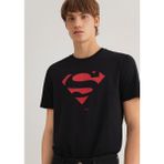Mavi Superman Baskılı Siyah Tişört 066875-900 - XXL