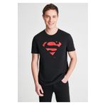 Mavi Superman Baskılı Siyah Tişört Slim Fit / Dar Kesim 066875-900