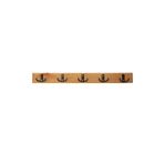 Mavi Trend Mavitrend Ahşap Duvar ve Kapı Askılık Hol Mutfak Banyo Askısı Duvar Askısı 60X8 cm