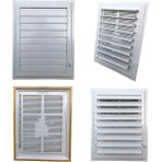 Mavi Trend Plastik Menfez Banyo / Wc Havalandırma Menfezi Panjur 45X55 Cm