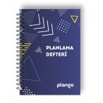 Mavi Üçgenler Günlük Planlayıcı Defter - Ders Çalışma Planlayıcı Defteri - Planlama Defteri