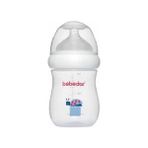 Mavi Uğur Böceği 180ML Geniş Ağız Yavaş Akış Biberon - Ahşap - Ceviz