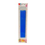Mavi Uzun Pasta Mumu 20 Cm