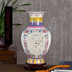 Mavi ve Beyaz Antika Vazo Yaratıcı Porselen Çiçek Vazo Seramik Dekorasyon Sanat Eseri Geleneksel Çin Vazo Tabanlı Boş Vazo Ofis Çalışma Odası Oturma Odası-o D1,D-D16c,D-D16cmxH27cm