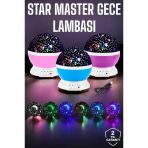 Mavi ve Mor Işıklı Projeksiyon Lambası