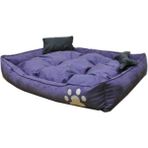 Mavi Vitrin Elite Yıkanabilir Ultra Soft Köpek Yatağı - Mor - 70 x 90 cm