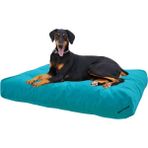 Mavi Vitrin Ultra Soft Large Büyük Irk Köpek Yatağı Elyaf Dolgulu Yıkanabilir Kumaş - 70 x 90 cm - Turkuaz