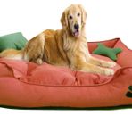 Mavi Vitrin Yıkanabilir Ultra Soft Köpek Yatağı Large (Büyük Irklar İçin) (Kiremit)