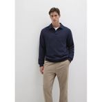 Mavi Yarım Düğmeli Polo Yaka Lacivert Erkek Sweatshirt M0s10420-82318 Lacivert