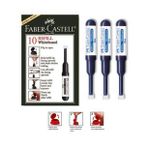 Mavi Yazı Tahta Kalemi Mürekkebi 3 Adet Faber Castell W-20 Yazı Tahta Kalemi Mürekkep