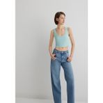 Mavi Yeşil Basic Crop Atlet 1613071-71731 - XS