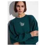 Mavi Yılbaşı Temalı Yeşil Sweatshirt 1S10500-71932