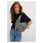 Mavi Zebra Desenli Omuz Çantası 1913508-20933