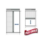 Mavienerji Pileli Sineklik Pencere Sineklik Plise Sineklik 90 x 140 - 90 x 140 cm