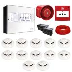 Mavigard Maxlogic 12’Li Konvansiyonel Yangın Alarm Seti 100 Metre Kablo Dahil