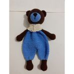 Mavili Ayıcık Uyku Arkadaşı Amigurumi Organik Oyuncak