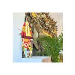 Mavion Afrika Renkli 100x33 cm Dekoratif Sörf Tahtası