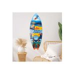 Mavion Akyaka Renkli 100x33 cm Dekoratif Sörf Tahtası