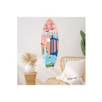 Mavion Antalya Renkli 150x50 cm Dekoratif Sörf Tahtası
