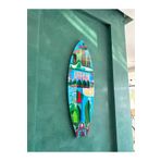 Mavion Azerbeijan Renkli 100x33 cm Dekoratif Sörf Tahtası