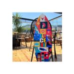 Mavion Barcelona Renkli 75x25 cm Dekoratif Sörf Tahtası
